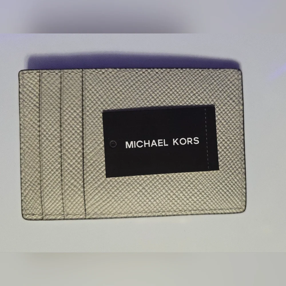 Michael Kors Cream Card Holder